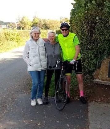 Tony Lynch with Lissi and Sue